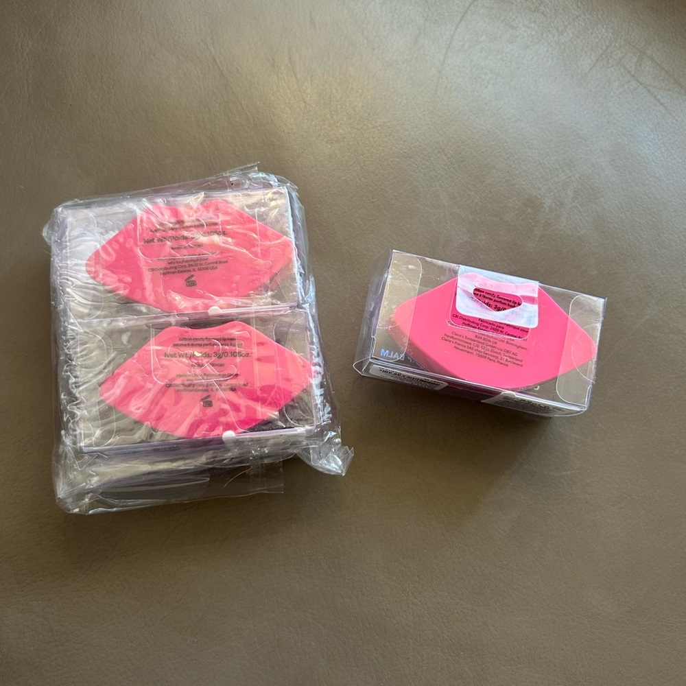 Claire's Pink Cotton Candy Lip Balm Set of 3 - Picture 3 of 11